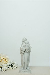 Maria Mãe de Deus 12,5 cm - resina branca
