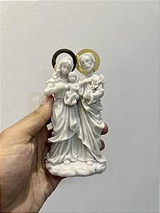 Sagrada Família 15 cm - resina branca