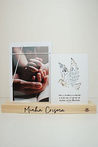 Porta Retrato com placa Minha Crisma