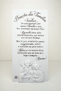 Placa de Mesa Oração da Família