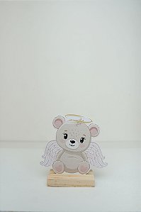 Enfeite de Mesa Urso Anjo Baby - Rosa