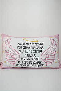 Almofada Santo Anjo do Senhor - Rosa
