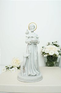 São Francisco - Resina Branca 20 cm
