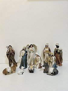 Presépio Sagrada Família 11 peças - 18 cm