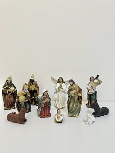 Presépio Sagrada Família 11 peças – 12,5 cm