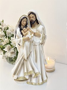 Sagrada Família Ternura branca - 30 cm