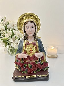 Busto Sagrado Coração de Maria - 25 cm