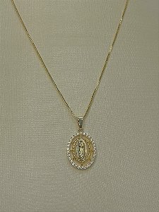 Colar Semijoia de Nossa Senhora de Guadalupe