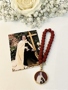 Coroa de Santa Teresinha Vermelha
