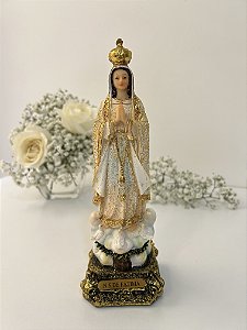 Nossa Senhora de Fátima 20 cm Resina Importada