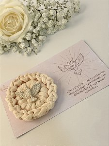 Chaveiro Espírito Santo Artesanal Rosê