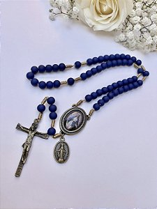 Terço Nossa Senhora das Graças Azul