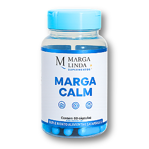 Marga Calm – Suplemento para Concentração, Memória e Equilíbrio (60 cápsulas)