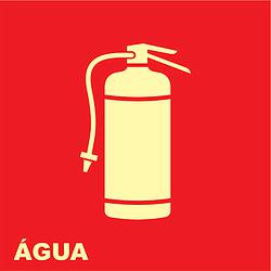Placa Extintor Água – E5 Água