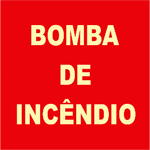 Placa Bomba de Incêndio – BI