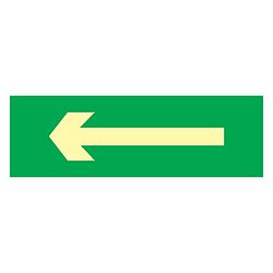 Placa Direção da Rota de Saída (Rodapé) – C1