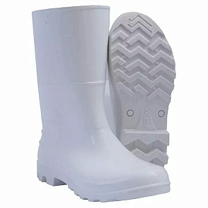 BOTA BOR C/FORRO C MEDIO KADESH - DO NR 35 AO NR 45 BRANCA