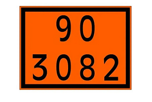 PLACA NUMEROLOGIA 90/3082