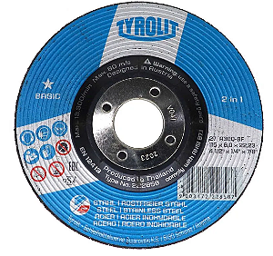DISCO DESBASTE BASIC 4" - TYROLIT