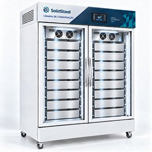 Câmara para vacinas/medicamentos/bolsas de sangue de 1000 litros 2 a 8°C