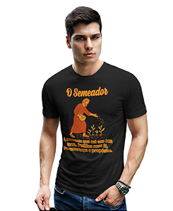 Camiseta “O Semeador” – Fé, Propósito e Estilo em Cada Detalhe