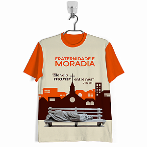Camiseta Campanha da Fraternidade 2026 — “Fraternidade e Moradia”
