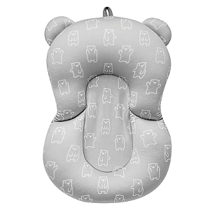 Buba Almofada de Banho para Bebê Ursinho Cinza