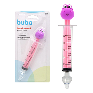 Buba Lavador Nasal Seringa Dino Roxa
