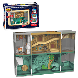 Funko Bitty Pop Hogwarts Castle Box Kit Rony e Harry Potter