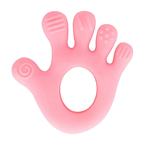 Buba Mordedor Mãozinha em Silicone Rosa
