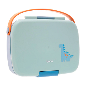 Buba Lancheira Kit com Talher Bento Box  Magic Dino