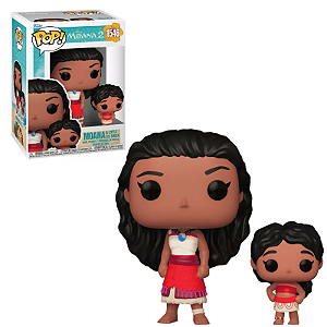 Funko Pop Moana e Little Sis Simea 1546 Moana 2 Disney