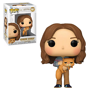 Funko Pop Hermione Granger 167 com Bichento Harry Potter