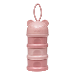 Buba Kit 3 Potes Empilháveis Ursinho Rosa