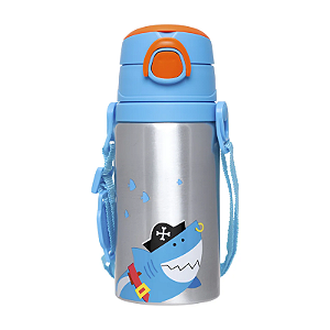 Buba Garrafinha de Alumínio Aventuras Pirata Tubarão