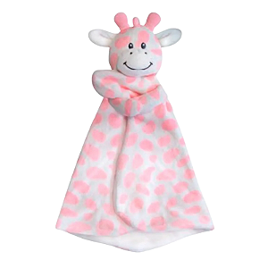 Buba Naninha Girafinha Rosa Toque Macio Hipoalergênica