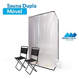 Sauna Residencial Dupla Móvel