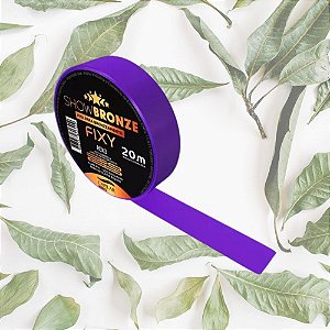 Fita isolante Fixy 20m cada - Inteira ou Cortada p/ Bronzeamento - Roxo