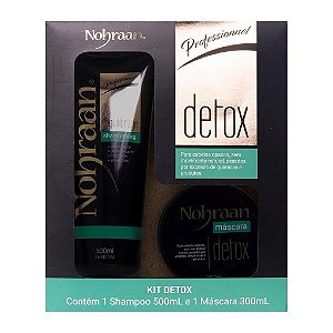 Kit Detox Shampoo 500ml + Máscara 300ml | Profissional