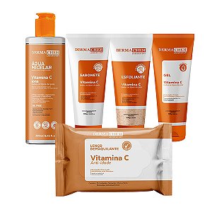 Kit Solução Total Vitamina C Cuidado Facial Completo