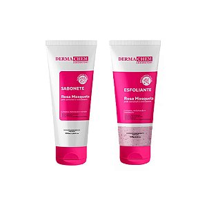 Kit Sabonete e Esfoliante Rosa Mosqueta