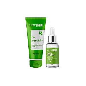 Kit Rotina Ácido Salicílico Sérum e Gel Antioleosidade
