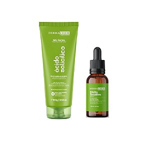 Kit Rotina Ácido Salicílico Sérum e Gel Antioleosidade