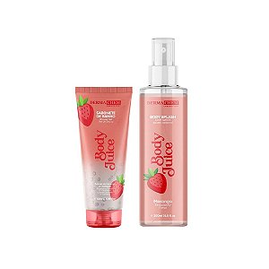 Kit Corporal Body Splash e Sabonete Morango