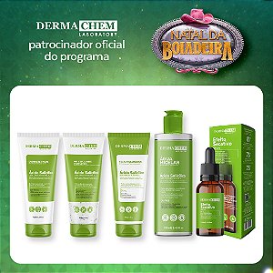 Kit Natal da Boiadeira Solução Total Ácido Salicílico Antioleosidade Efeito Secativo