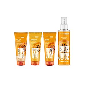 Kit Corporal Completo Body Splash Creme Sabonete Esfoliante Maracuja