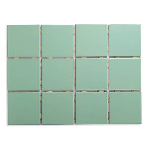 Pastilhas Cerâmicas Água 10X10 cm - Caixa C/ 1,95m²