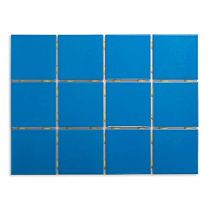Pastilhas Cerâmicas Azul Capri 10X10 cm - Caixa C/ 1,95m²