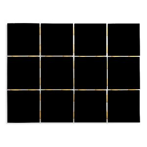 Pastilhas Cerâmicas Black 10X10 cm - Caixa C/ 1,95m²