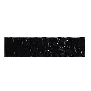 Pastilhas Cerâmicas Black Bright 06X24 cm - Caixa C/ 0,6m²